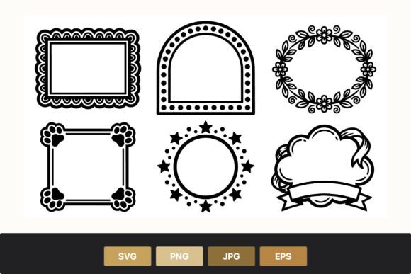 Black White Decorative Frame Set
