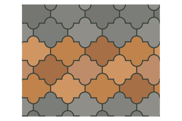 Color Tile Decorative Pattern. Seamless Graphics & Illustrations