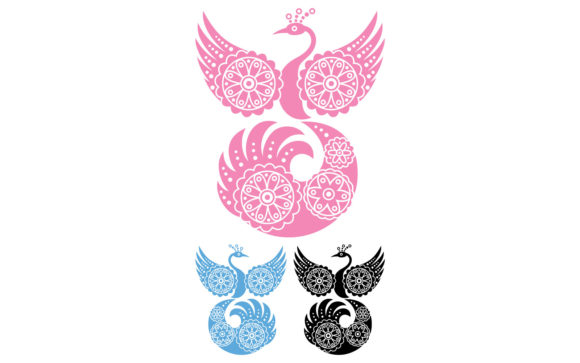 Decorative Bird Graphics for Creative Sellers