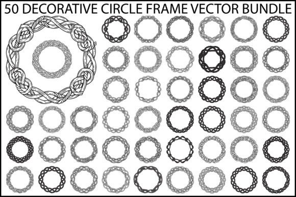Decorative Circle Frame Bundle