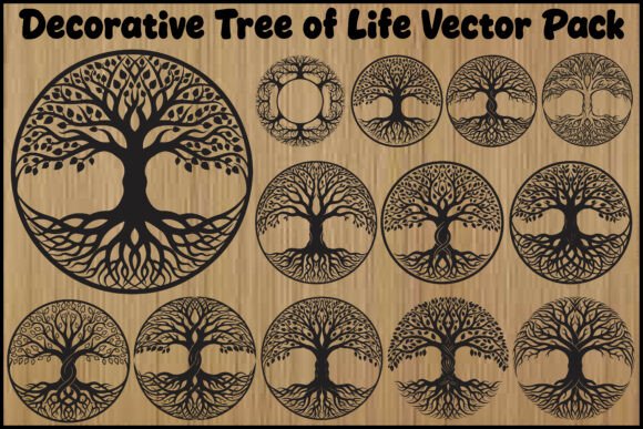 Decorative Circular Laser Cut Graphics
