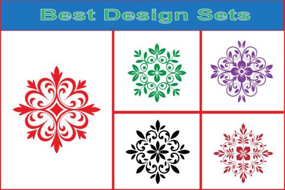 Decorative Flower Ornament SVG Pack