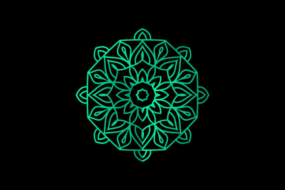 Decorative Mandala Element Graphics for Local Branding