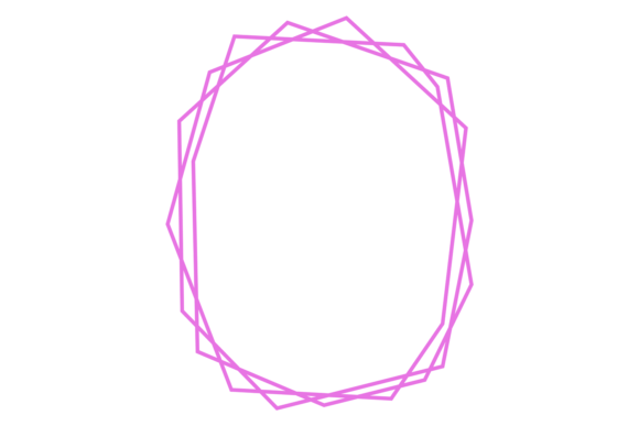 Geometric Line Frame Graphics for Handmade Creators