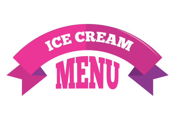Ice Cream Menu Logo: A Graphic Design Asset for Sweet Branding