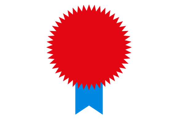 Red Rosette Graphics: Flat Illustrations for Brand Impact