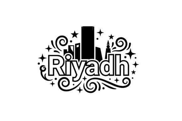 Riyadh Skyline Graphics for Modern Branding