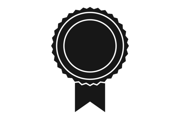 Round Decorative Seal Icon for Crafters