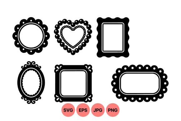 Vintage Decorative Frame Clipart Graphics