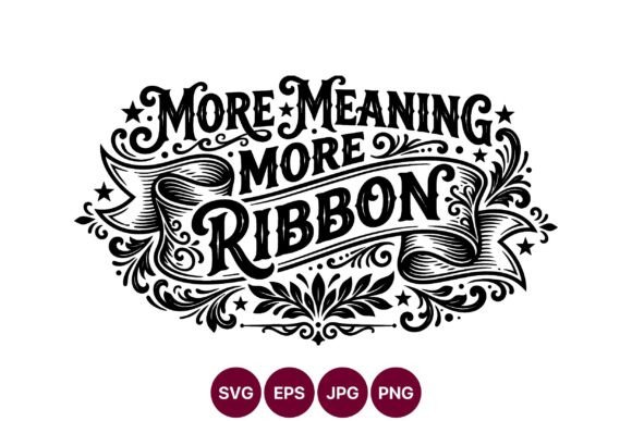 Vintage Decorative Ribbon Graphics
